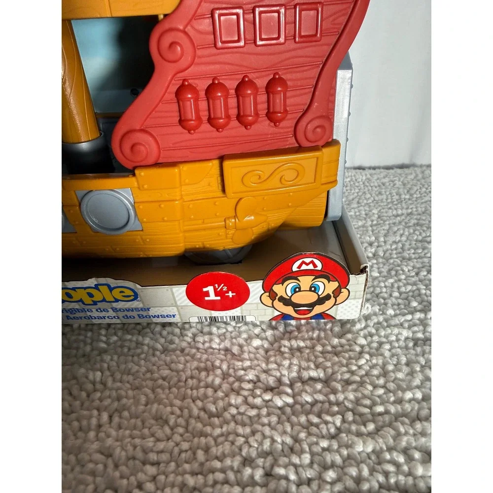 Fisher-Price Little People Bowser's Airship‎ Super Mario Playset Toddler Toy